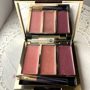 Estée Lauder’s Spec Ed Pure Color Lip Gloss Compact NWOB All Shimmer Pink Mauve.